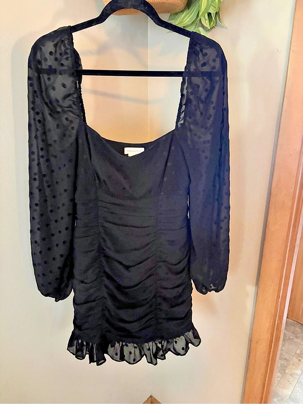 Lovers and Friends Morella Dress Black Polka Dot Mini
